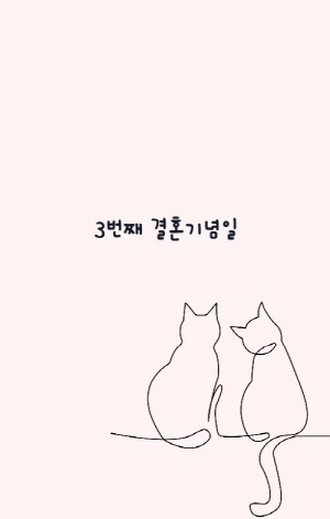 3번째 결혼기념일